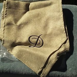 NWOT Burlap Table Runner- Initial 'D'